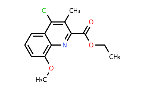 CAS 1803592-06-4 | ethyl 4-chloro-8-methoxy-3-methylquinoline-2-carboxylate