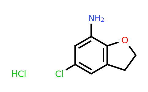 CAS 1803592-28-0 | 5-chloro-2,3-dihydro-1-benzofuran-7-amine hydrochloride