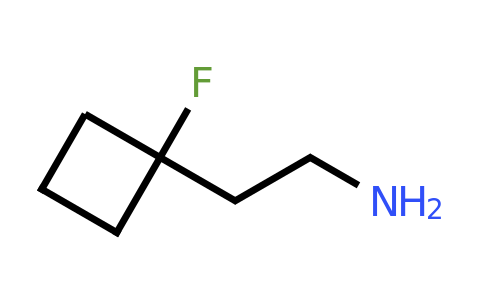 CAS 1803593-31-8 | 2-(1-fluorocyclobutyl)ethan-1-amine