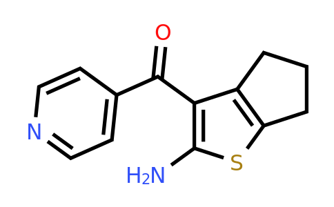 CAS 1803593-69-2 | 3-(pyridine-4-carbonyl)-4H,5H,6H-cyclopenta[b]thiophen-2-amine
