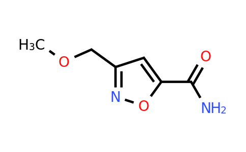 CAS 1803594-02-6 | 3-(methoxymethyl)-1,2-oxazole-5-carboxamide