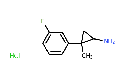 CAS 1803594-32-2 | 2-(3-fluorophenyl)-2-methylcyclopropan-1-amine hydrochloride