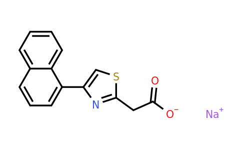 CAS 1803595-72-3 | sodium 2-[4-(naphthalen-1-yl)-1,3-thiazol-2-yl]acetate