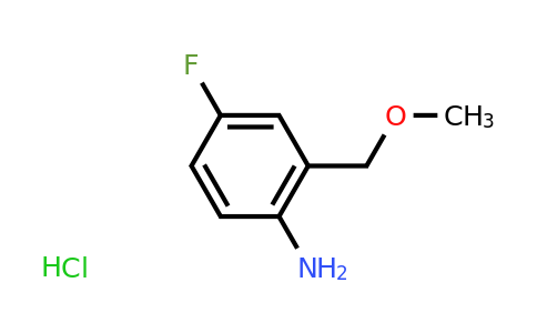 CAS 1803595-74-5 | 4-fluoro-2-(methoxymethyl)aniline hydrochloride