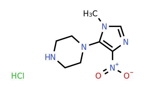 CAS 1803597-09-2 | 1-(1-Methyl-4-nitro-1H-imidazol-5-yl)piperazine hydrochloride
