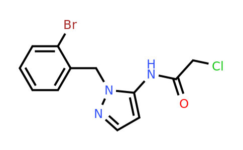 CAS 1803597-20-7 | N-{1-[(2-bromophenyl)methyl]-1H-pyrazol-5-yl}-2-chloroacetamide