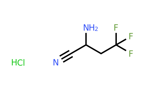 CAS 1803598-49-3 | 2-amino-4,4,4-trifluorobutanenitrile hydrochloride