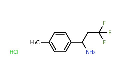 CAS 1803598-59-5 | 3,3,3-trifluoro-1-(4-methylphenyl)propan-1-amine hydrochloride