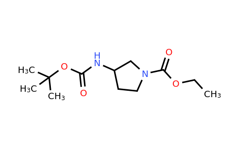 CAS 1803598-73-3 | ethyl 3-{[(tert-butoxy)carbonyl]amino}pyrrolidine-1-carboxylate