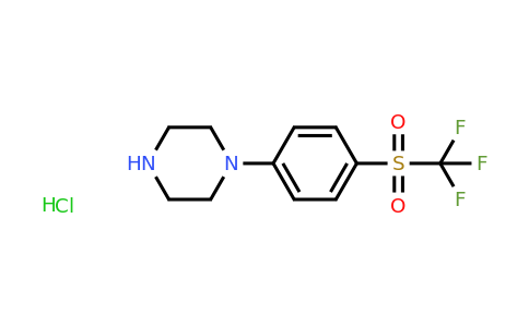 CAS 1803598-81-3 | 1-(4-trifluoromethanesulfonylphenyl)piperazine hydrochloride