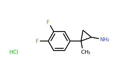 CAS 1803598-88-0 | 2-(3,4-difluorophenyl)-2-methylcyclopropan-1-amine hydrochloride