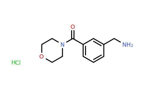 CAS 1803598-90-4 | [3-(morpholine-4-carbonyl)phenyl]methanamine hydrochloride