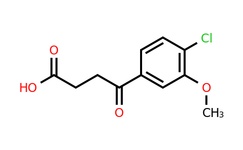 CAS 1803599-17-8 | 4-(4-chloro-3-methoxyphenyl)-4-oxobutanoic acid