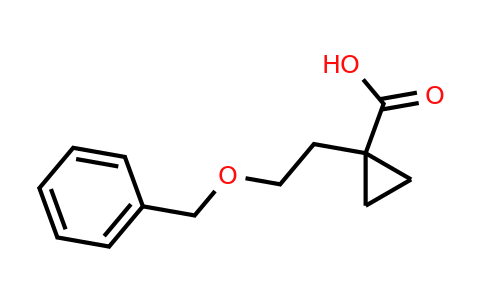 CAS 1803599-29-2 | 1-[2-(benzyloxy)ethyl]cyclopropane-1-carboxylic acid