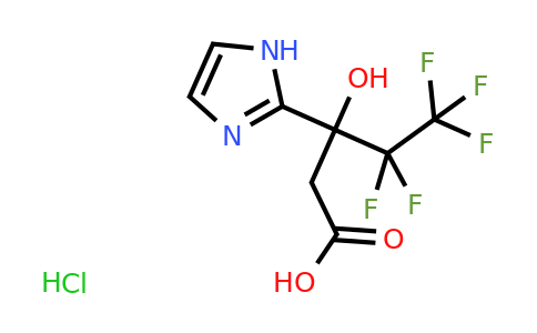CAS 1803599-33-8 | 4,4,5,5,5-pentafluoro-3-hydroxy-3-(1H-imidazol-2-yl)pentanoic acid hydrochloride