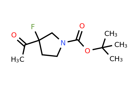 CAS 1803599-35-0 | tert-butyl 3-acetyl-3-fluoropyrrolidine-1-carboxylate