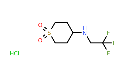 CAS 1803599-38-3 | 4-[(2,2,2-trifluoroethyl)amino]-1lambda6-thiane-1,1-dione hydrochloride