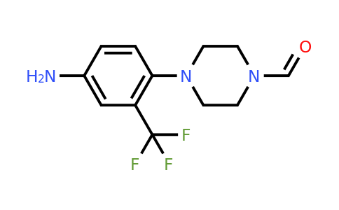 CAS 1803599-49-6 | 4-[4-amino-2-(trifluoromethyl)phenyl]piperazine-1-carbaldehyde