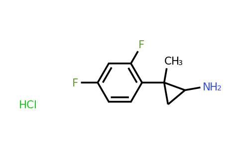 CAS 1803599-51-0 | 2-(2,4-difluorophenyl)-2-methylcyclopropan-1-amine hydrochloride