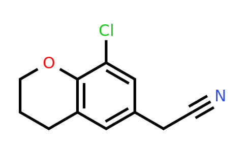 CAS 1803599-62-3 | 2-(8-Chloro-3,4-dihydro-2H-1-benzopyran-6-yl)acetonitrile