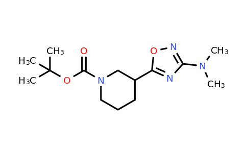 CAS 1803599-78-1 | tert-butyl 3-[3-(dimethylamino)-1,2,4-oxadiazol-5-yl]piperidine-1-carboxylate