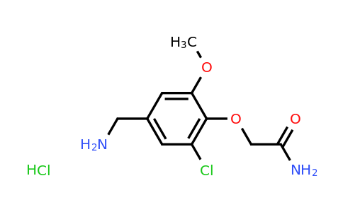 CAS 1803600-57-8 | 2-[4-(aminomethyl)-2-chloro-6-methoxyphenoxy]acetamide hydrochloride