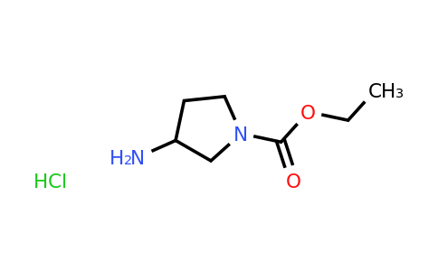 CAS 1803600-68-1 | ethyl 3-aminopyrrolidine-1-carboxylate hydrochloride