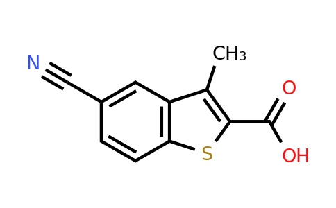CAS 1803600-86-3 | 5-cyano-3-methyl-1-benzothiophene-2-carboxylic acid