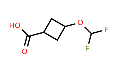 CAS 1803603-34-0 | 3-(difluoromethoxy)cyclobutane-1-carboxylic acid