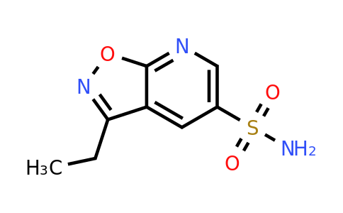 3-ethyl-[1,2]oxazolo[5,4-b]pyridine-5-sulfonamide