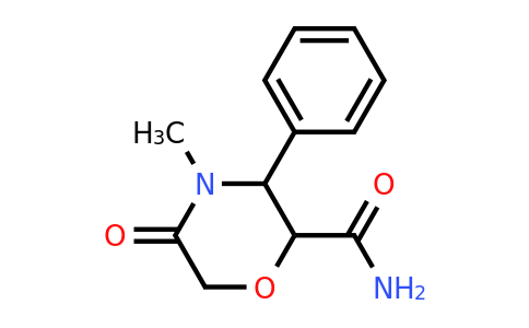 CAS 1803605-76-6 | 4-methyl-5-oxo-3-phenylmorpholine-2-carboxamide