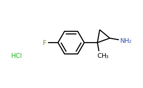 CAS 1803605-97-1 | 2-(4-fluorophenyl)-2-methylcyclopropan-1-amine hydrochloride