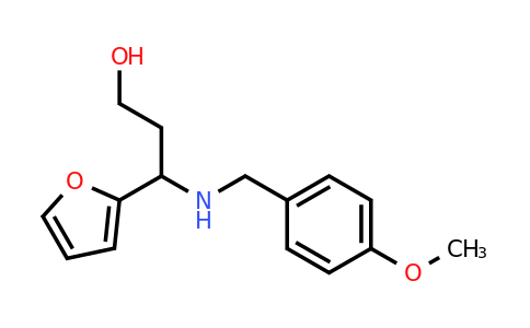 CAS 1803607-24-0 | 3-(furan-2-yl)-3-{[(4-methoxyphenyl)methyl]amino}propan-1-ol