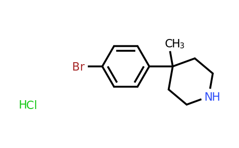 CAS 1803608-16-3 | 4-(4-bromophenyl)-4-methylpiperidine hydrochloride