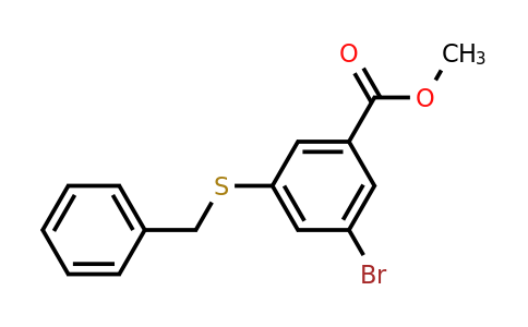 CAS 1803609-32-6 | methyl 3-(benzylsulfanyl)-5-bromobenzoate