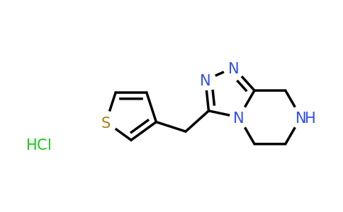 CAS 1803610-10-7 | 3-[(thiophen-3-yl)methyl]-5H,6H,7H,8H-[1,2,4]triazolo[4,3-a]pyrazine hydrochloride