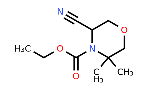 CAS 1803610-14-1 | ethyl 5-cyano-3,3-dimethylmorpholine-4-carboxylate