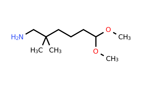 CAS 1803610-20-9 | 6,6-dimethoxy-2,2-dimethylhexan-1-amine