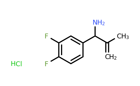 CAS 1803610-27-6 | 1-(3,4-difluorophenyl)-2-methylprop-2-en-1-amine hydrochloride
