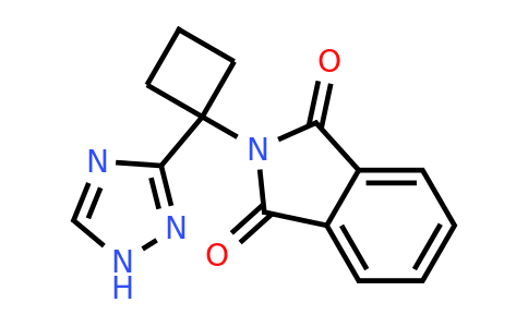 CAS 1803610-55-0 | 2-[1-(1H-1,2,4-triazol-3-yl)cyclobutyl]-2,3-dihydro-1H-isoindole-1,3-dione