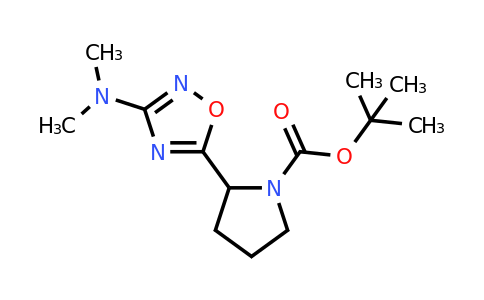 CAS 1803610-60-7 | tert-butyl 2-[3-(dimethylamino)-1,2,4-oxadiazol-5-yl]pyrrolidine-1-carboxylate