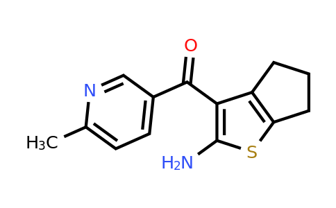 CAS 1803610-67-4 | 3-(6-methylpyridine-3-carbonyl)-4H,5H,6H-cyclopenta[b]thiophen-2-amine