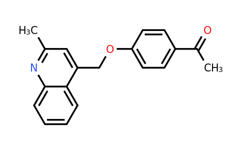 CAS 1803610-76-5 | 1-{4-[(2-methylquinolin-4-yl)methoxy]phenyl}ethan-1-one
