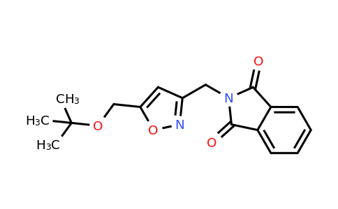 CAS 1803611-36-0 | 2-({5-[(tert-butoxy)methyl]-1,2-oxazol-3-yl}methyl)-2,3-dihydro-1H-isoindole-1,3-dione