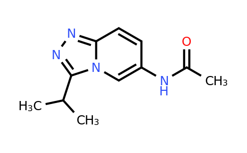 CAS 1803611-74-6 | N-[3-(propan-2-yl)-[1,2,4]triazolo[4,3-a]pyridin-6-yl]acetamide