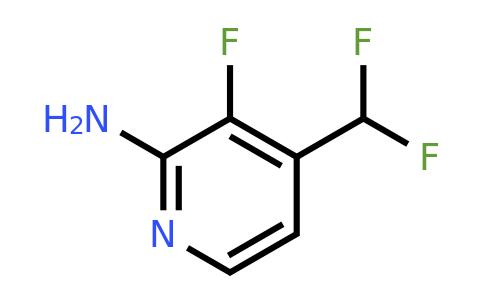 CAS 1804438-73-0 | 4-(Difluoromethyl)-3-fluoropyridin-2-amine