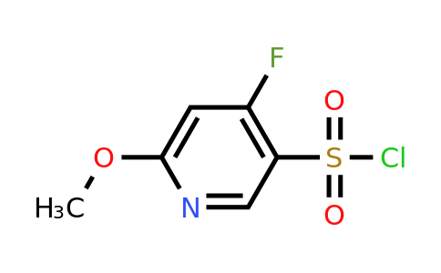 CAS 1804494-41-4 | 4-fluoro-6-methoxy-pyridine-3-sulfonyl chloride