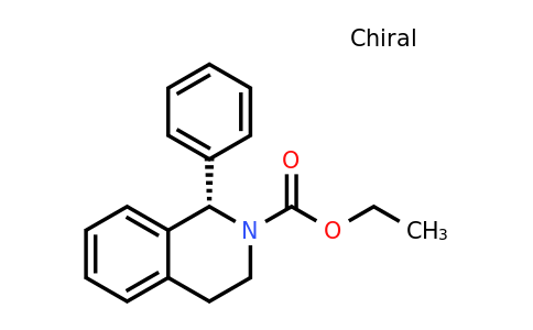CAS 180468-42-2 | Ethyl (S)-1-phenyl-1,2,3,4-tetrahydro-2-isoquinolinecarboxylate