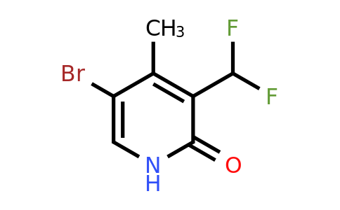 CAS 1804885-73-1 | 5-bromo-3-(difluoromethyl)-4-methyl-1H-pyridin-2-one