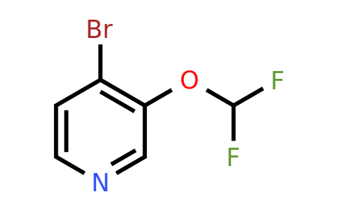 CAS 1804910-68-6 | 4-Bromo-3-(difluoromethoxy)pyridine